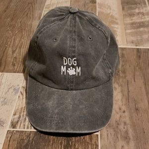 Dog Mom Black Baseball Cap